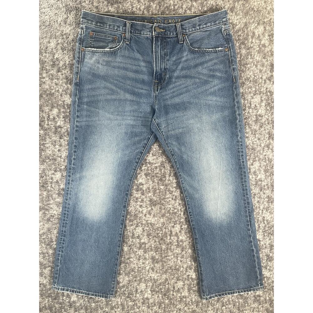 American Eagle Original Bootcut Jeans Mens 36x32 Medium Wash Denim Fit 37x28